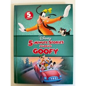 Disney‎ 5 Minute Stories Starring Goofy Hardcover Book 5 Stories Ages 3+